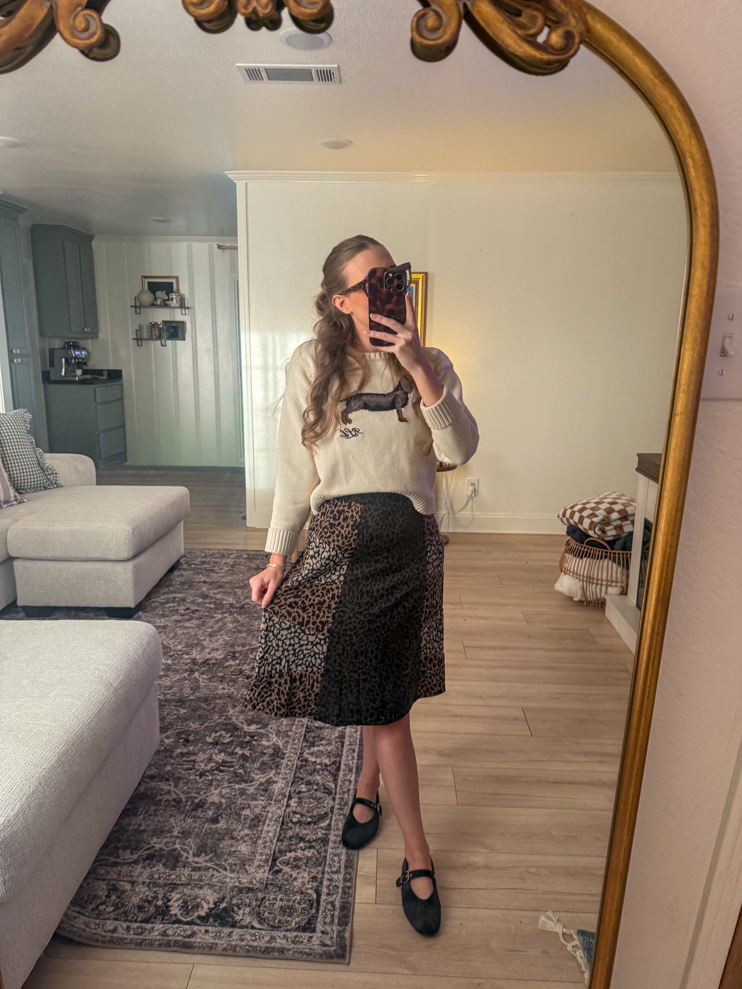 Willow Leopard Skirt