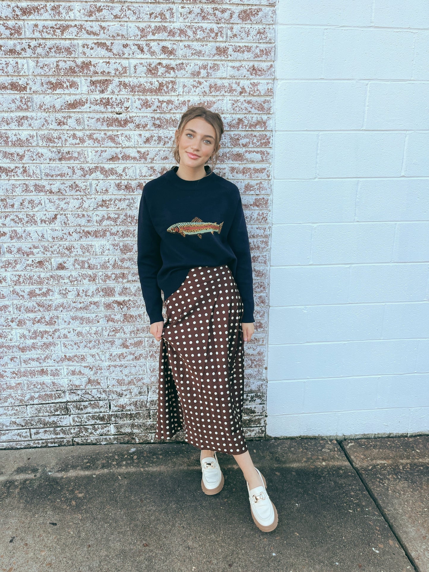 The Catch of the Day Sweater – Navy