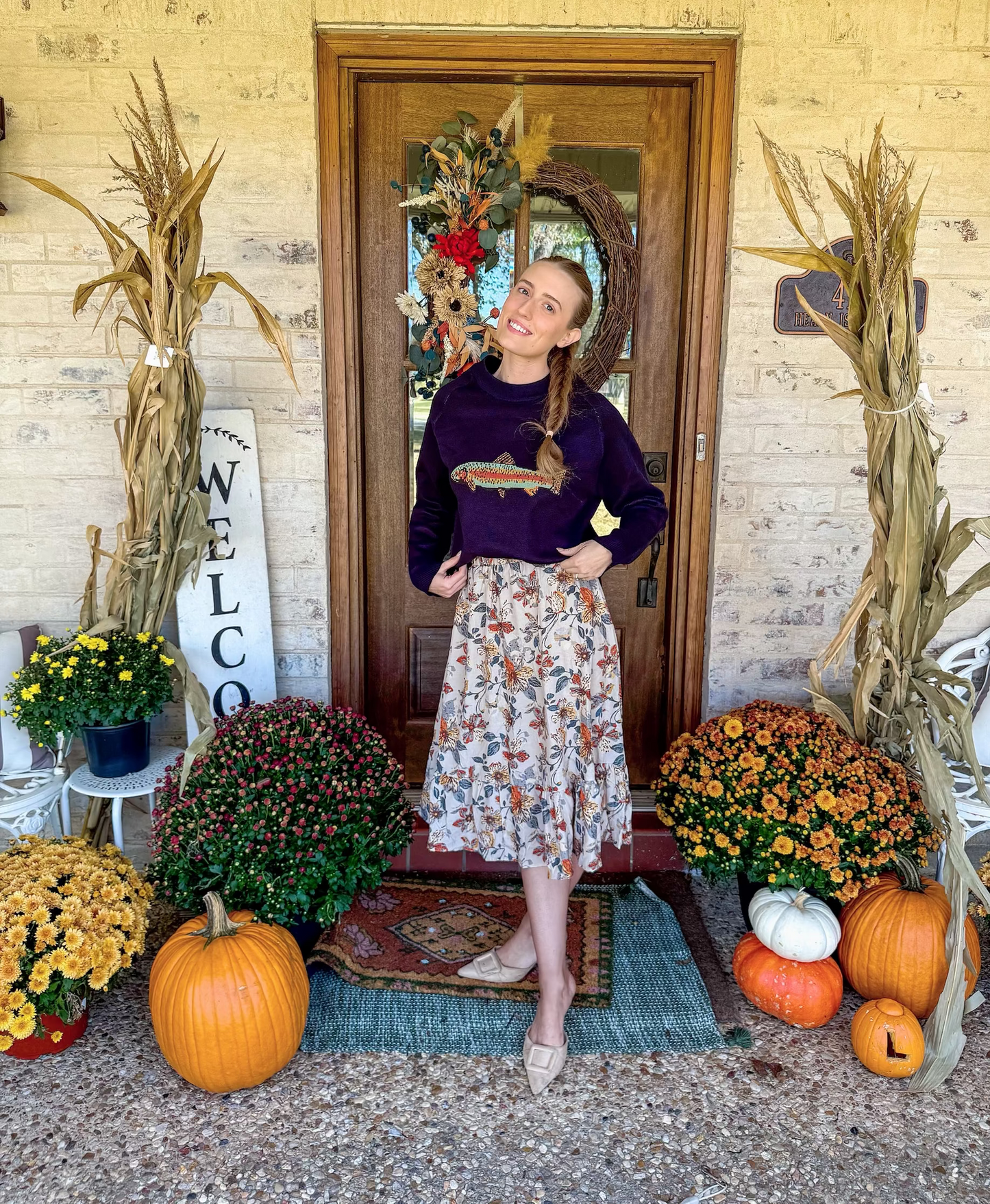 The Catch of the Day Sweater – Navy